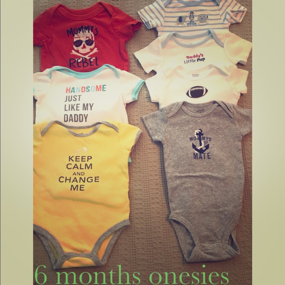 Assorted short sleeve onesies